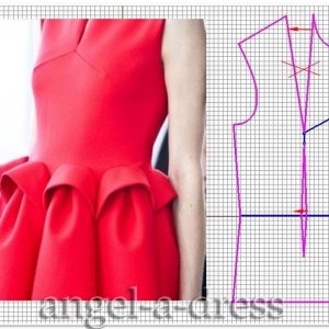 моделирование красного платья Del Pozo2